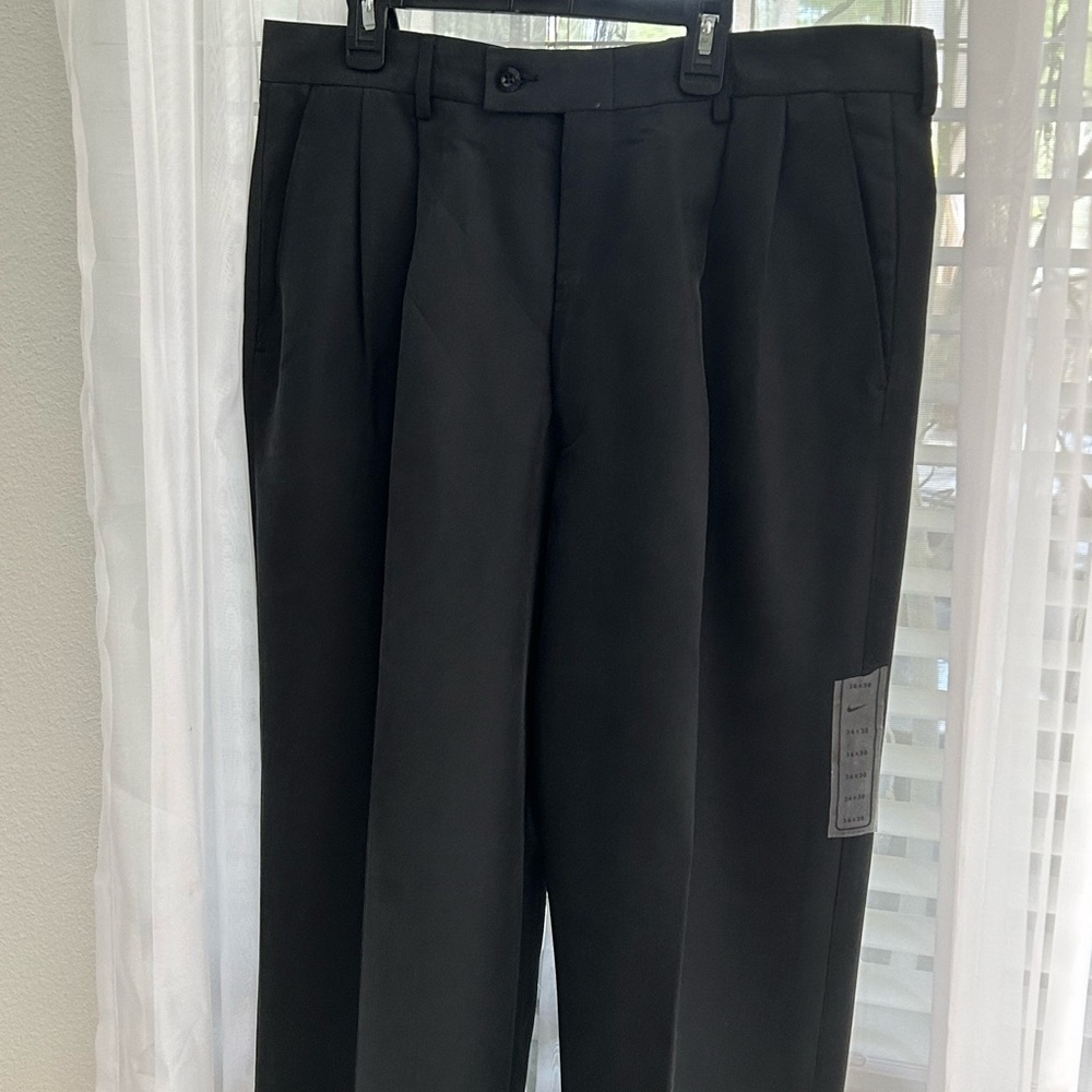 Nike Golf Pants Mens 36x30 Black Pockets NWT NEW